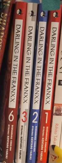 Darling in the franxx tom 1-3, 6