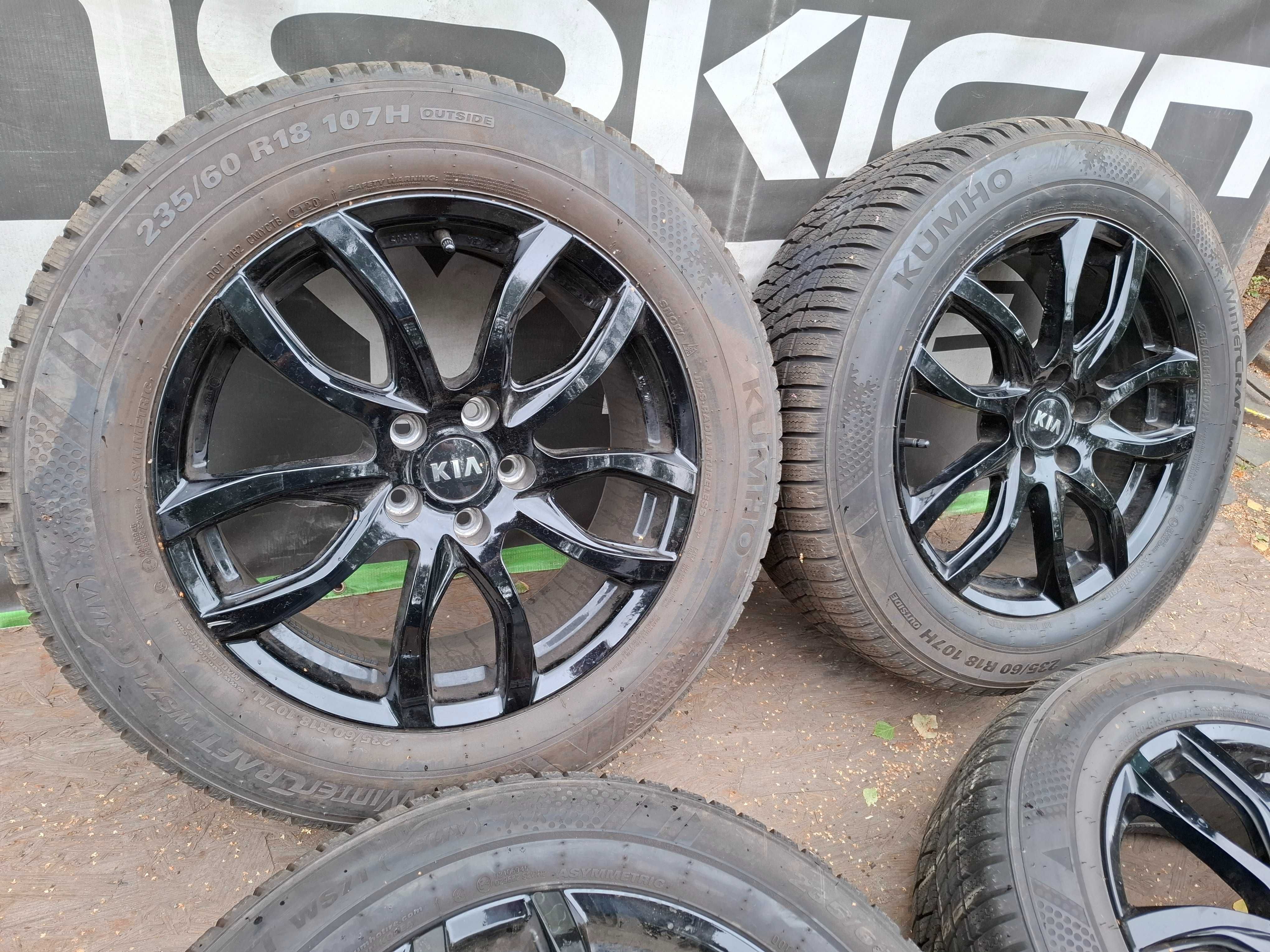 Felgi aluminiowe ! KIA HYUNDAI 18 cali ! NOWE MONTAŻ ! TMPS !