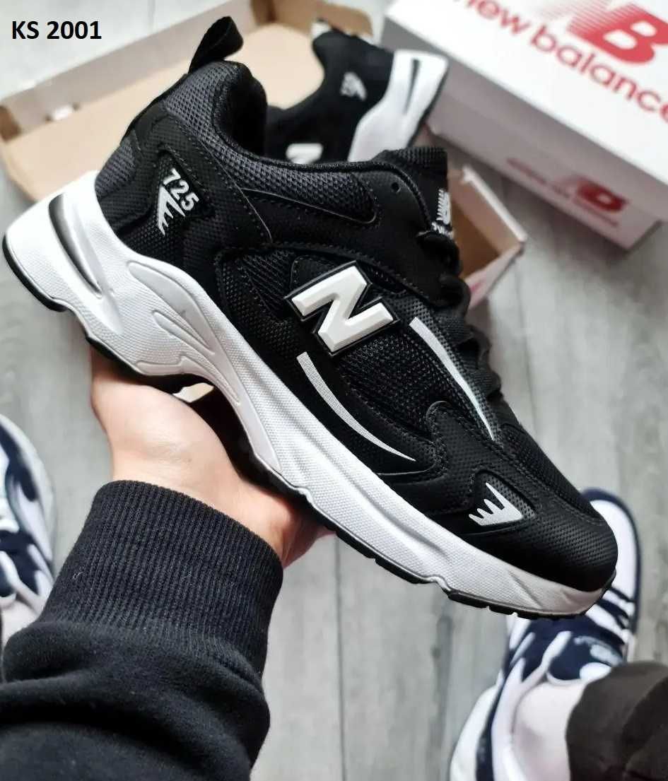 Кросівки New Balance 725 Black White. Арт: KS 2001