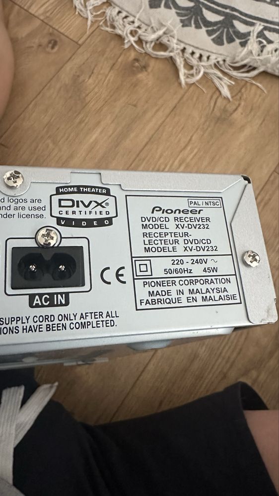 Pioneer XV-DV 232
