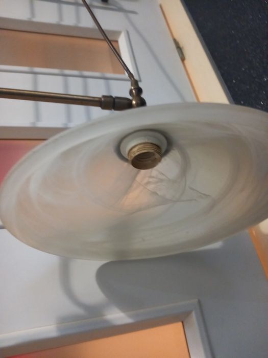 Lampa mosiężna regulowana