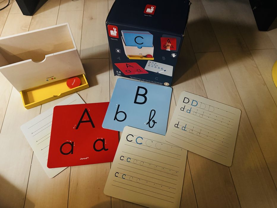 Plansze dwustronne do nauki pisania Janod