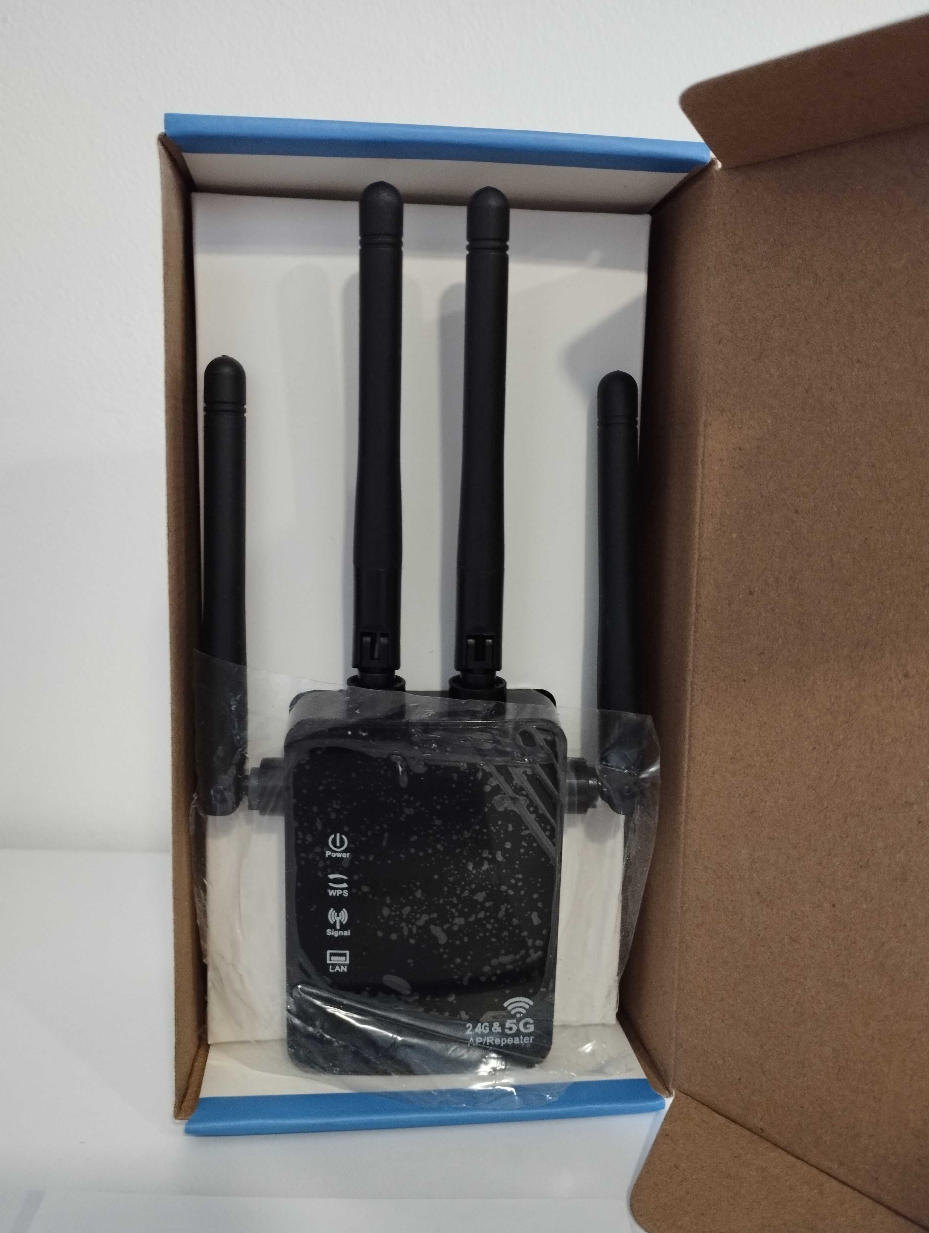 Router WiFi repeater router, 300/1200 Mbps Dual-Band 2,4/5G