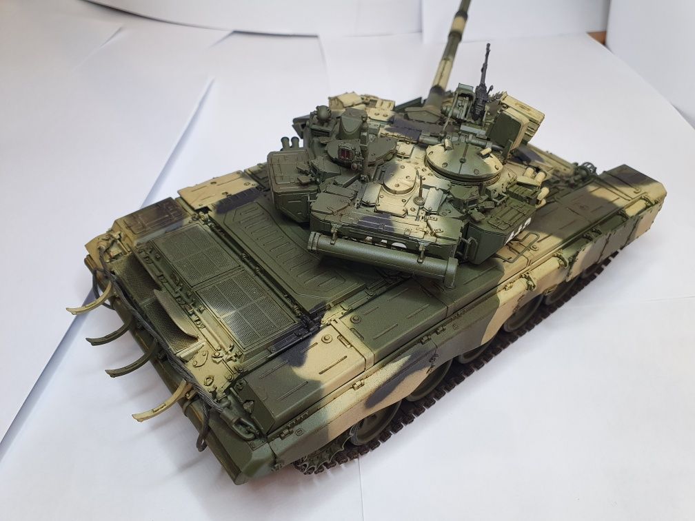 Модель танка Т-90А в масштабе 1/35