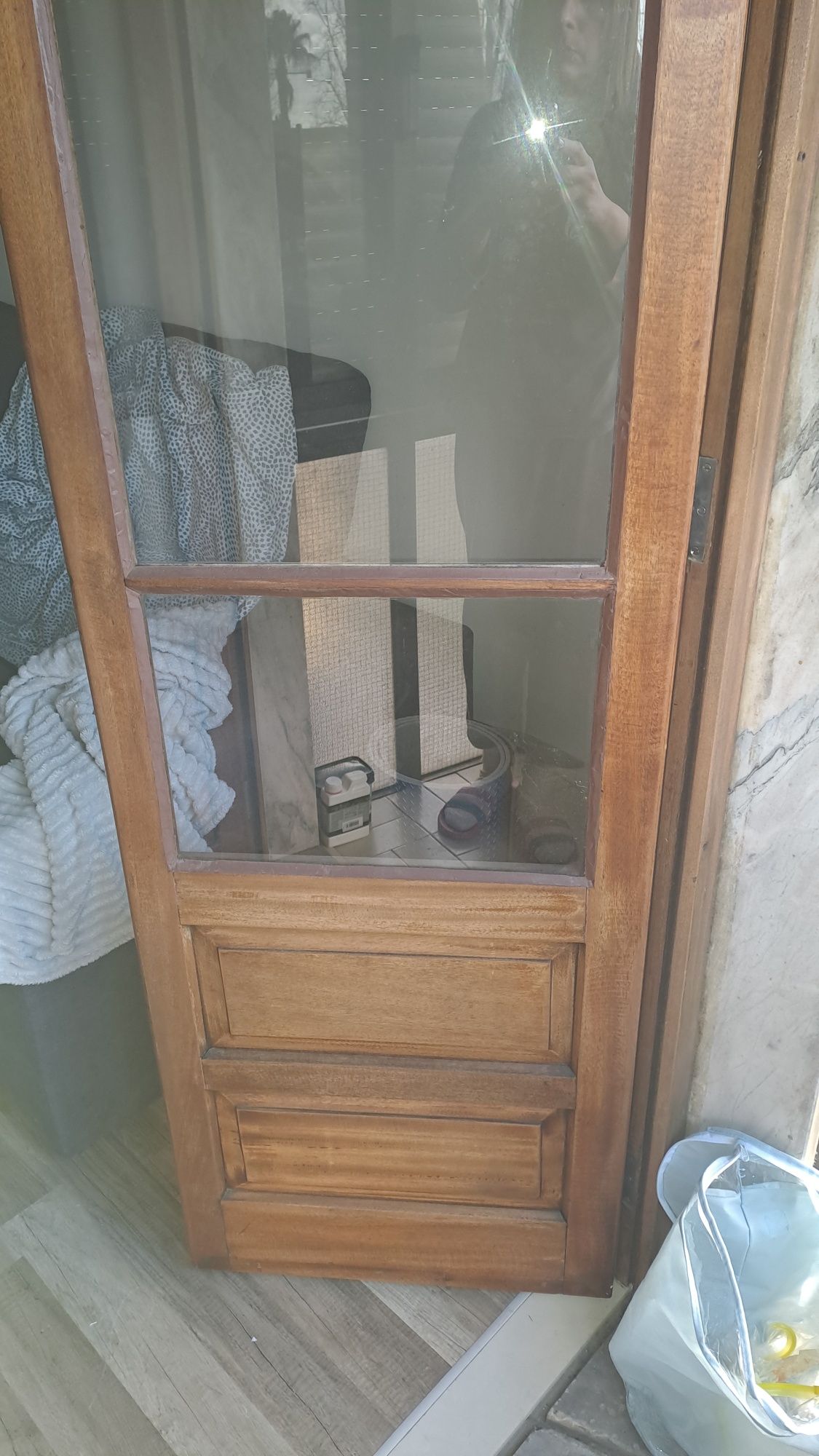 Puertas de madeira com vidros