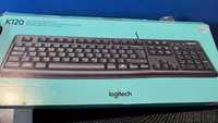 Logitech K120 klawiatura czarna USB