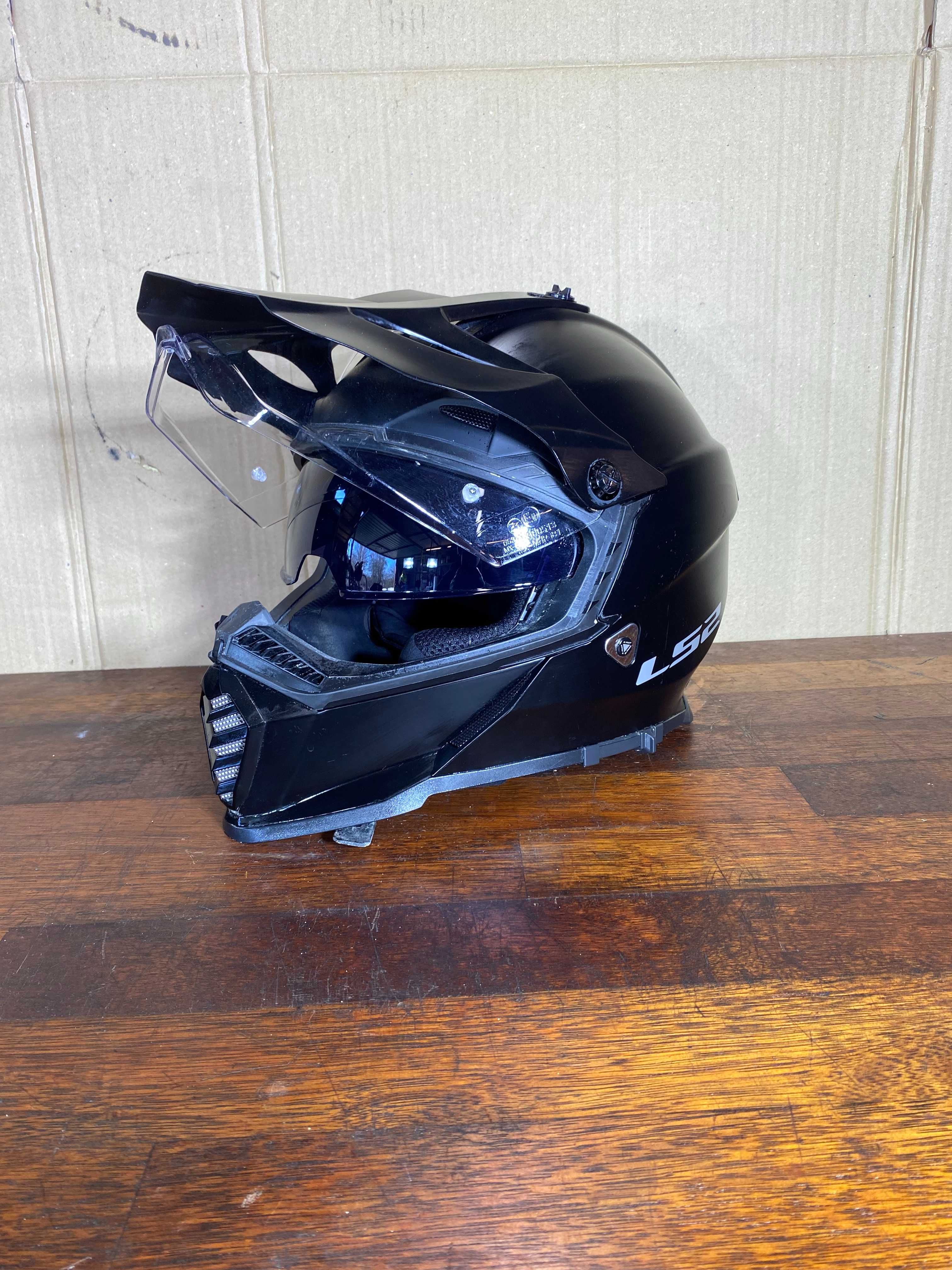 Kask LS2 Pionier rozmiar xxl 63-64 z intercomem FreedCon T-Max