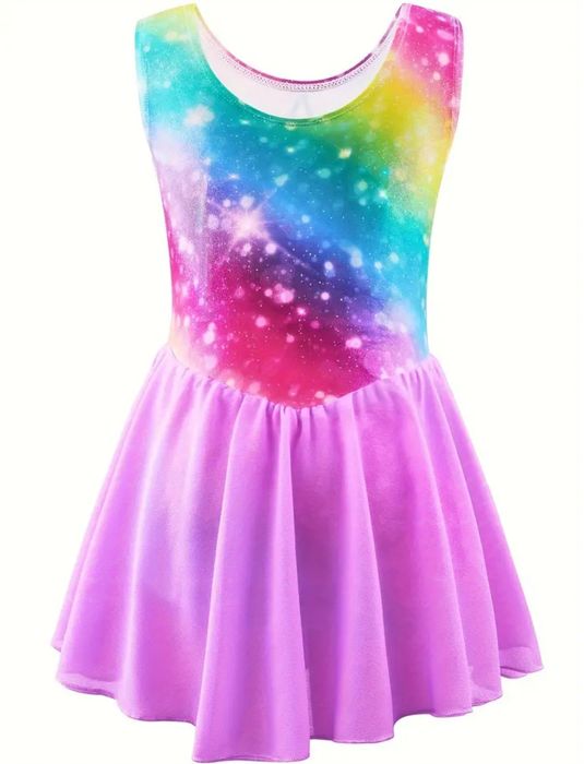 Nowy strój na tańce ,balet , gimnastykę z ozdobną gumka do włosów.