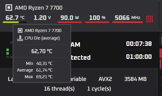 PC 7 7700 |RTX 5070|2x16GB 6400MHz CL32|1x2TB SSD NVME|850W G+