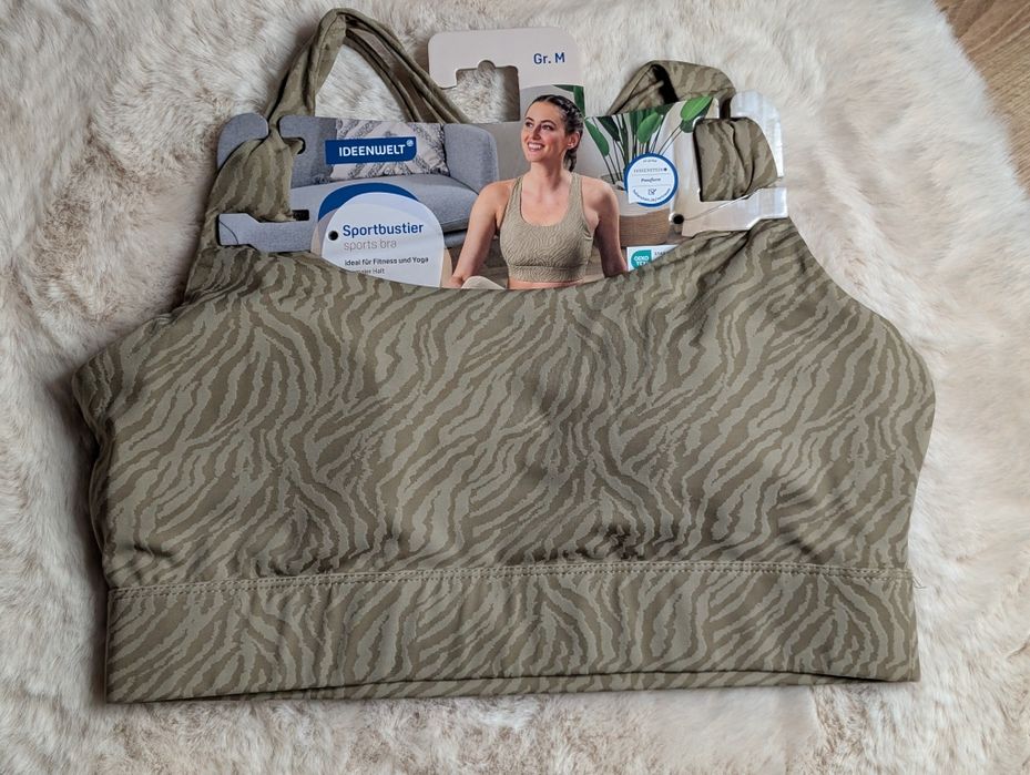 Ideenwelt biustonosz stanik sportowy w zebre S