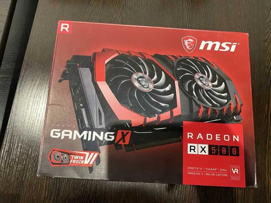 Відеокарта Amd msi red dragon Rx 580 4 gb ddr5