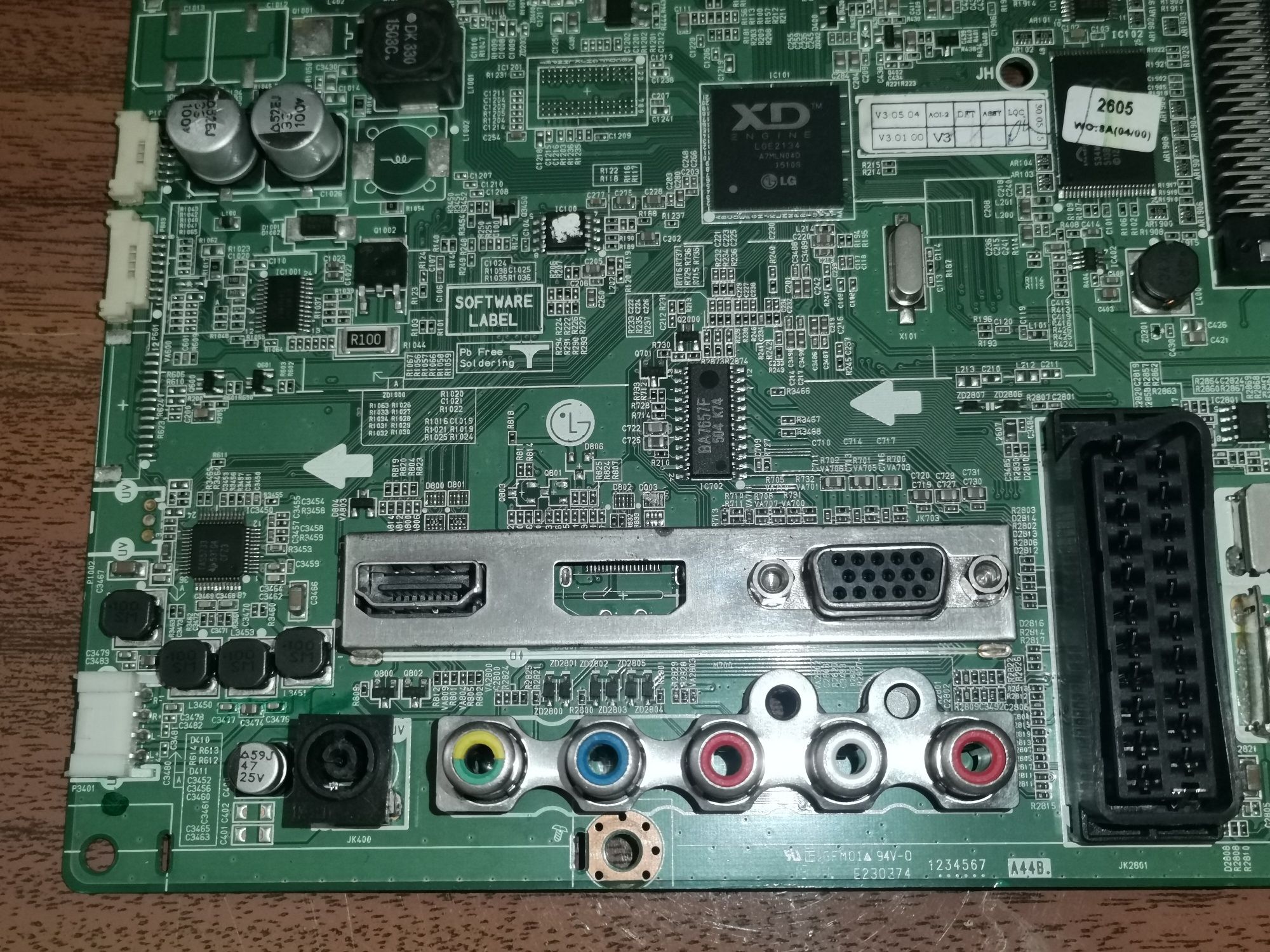 Mainboard LG 28MT47D  MT57/LD50A eax 6 6 2 2 6 3 0 2