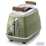Тостер DeLonghi CTOV 2103 GR Icona Vintage