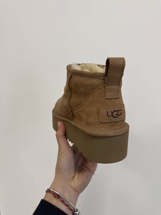 Угги , UGG , коричневые угги на платформе