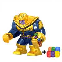 THANOS + rękawica + kryształy AVENGERS figurka - KLOCKI NOWA !