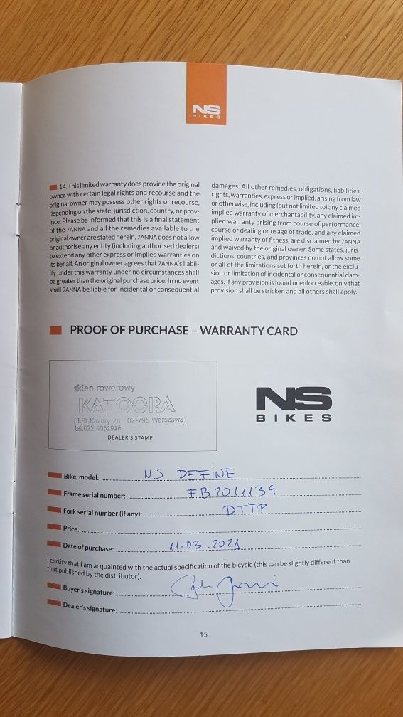 NS Bikes Define 130 1 carbon rozmiar M, nie Trek, Scott, Specialized
