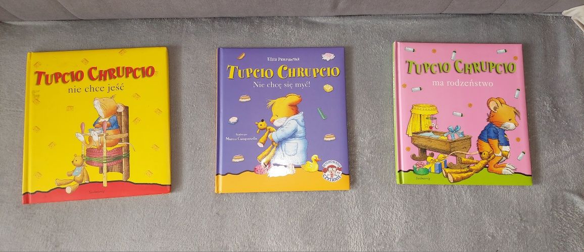 Trzy książki Tupcio Chrupcio