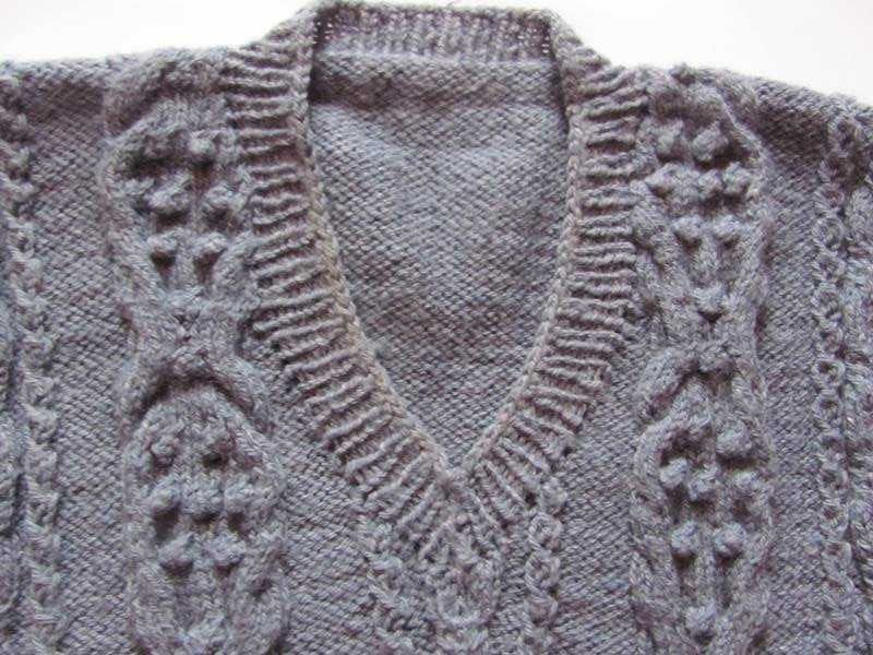 Rękodzieło kamizelka ręcznie robiona Handmade 158-164cm akryl XS/S/M