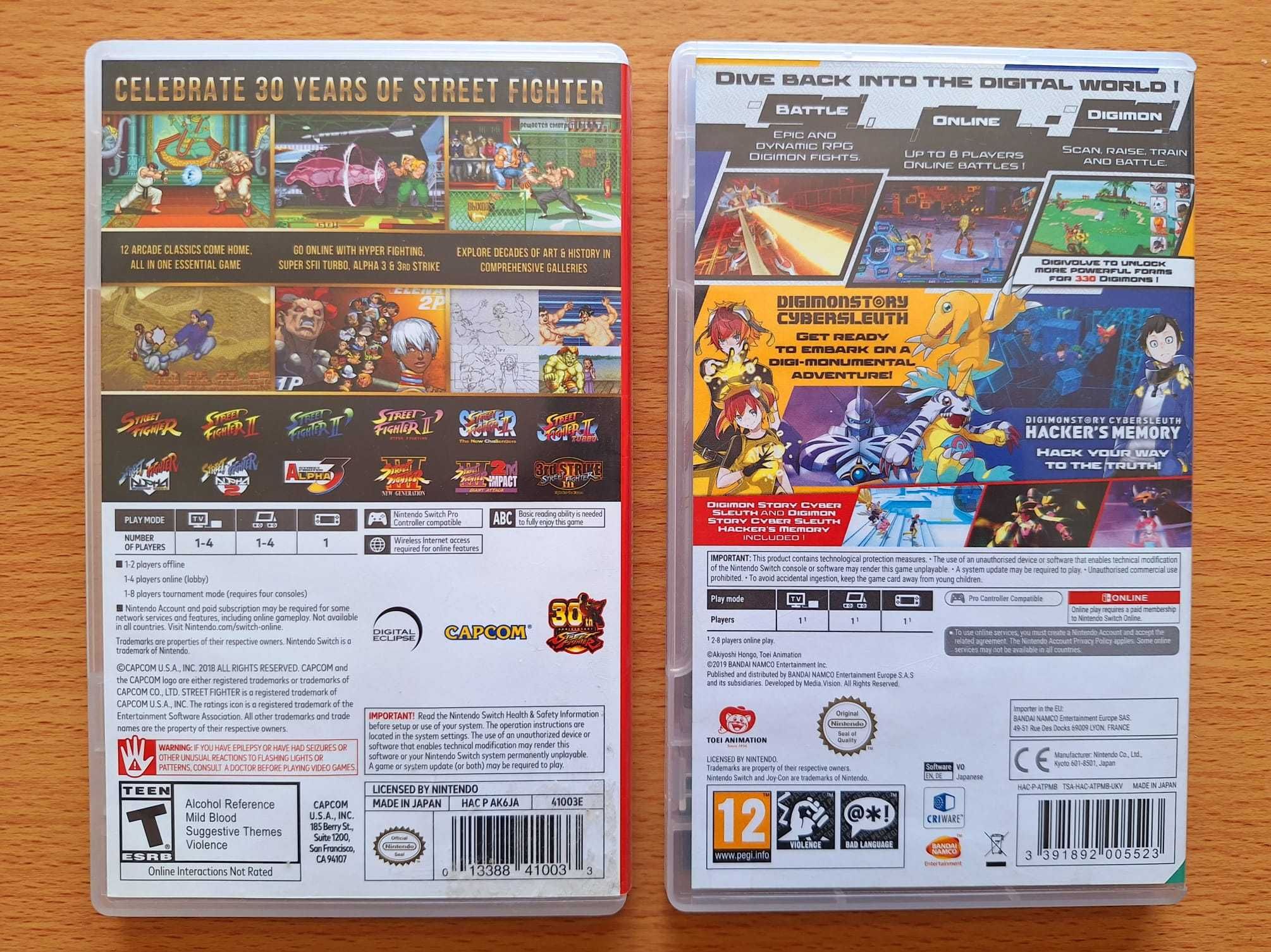 Street Fighter Collection & Digimon Cyber Sleuth (Nintendo Switch)