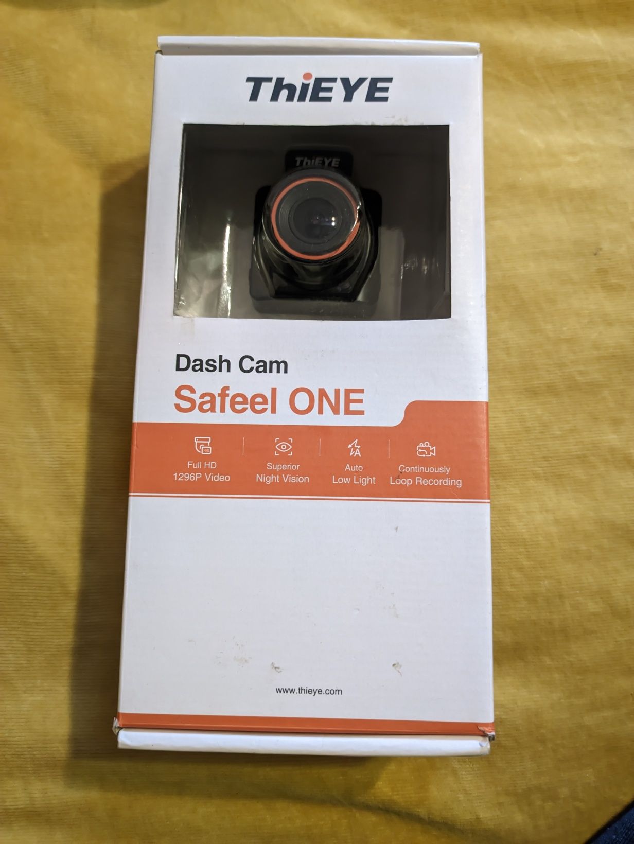 Відеореєстратор Thieye Dash Cam Safeel One 1296p ( FullHD+)