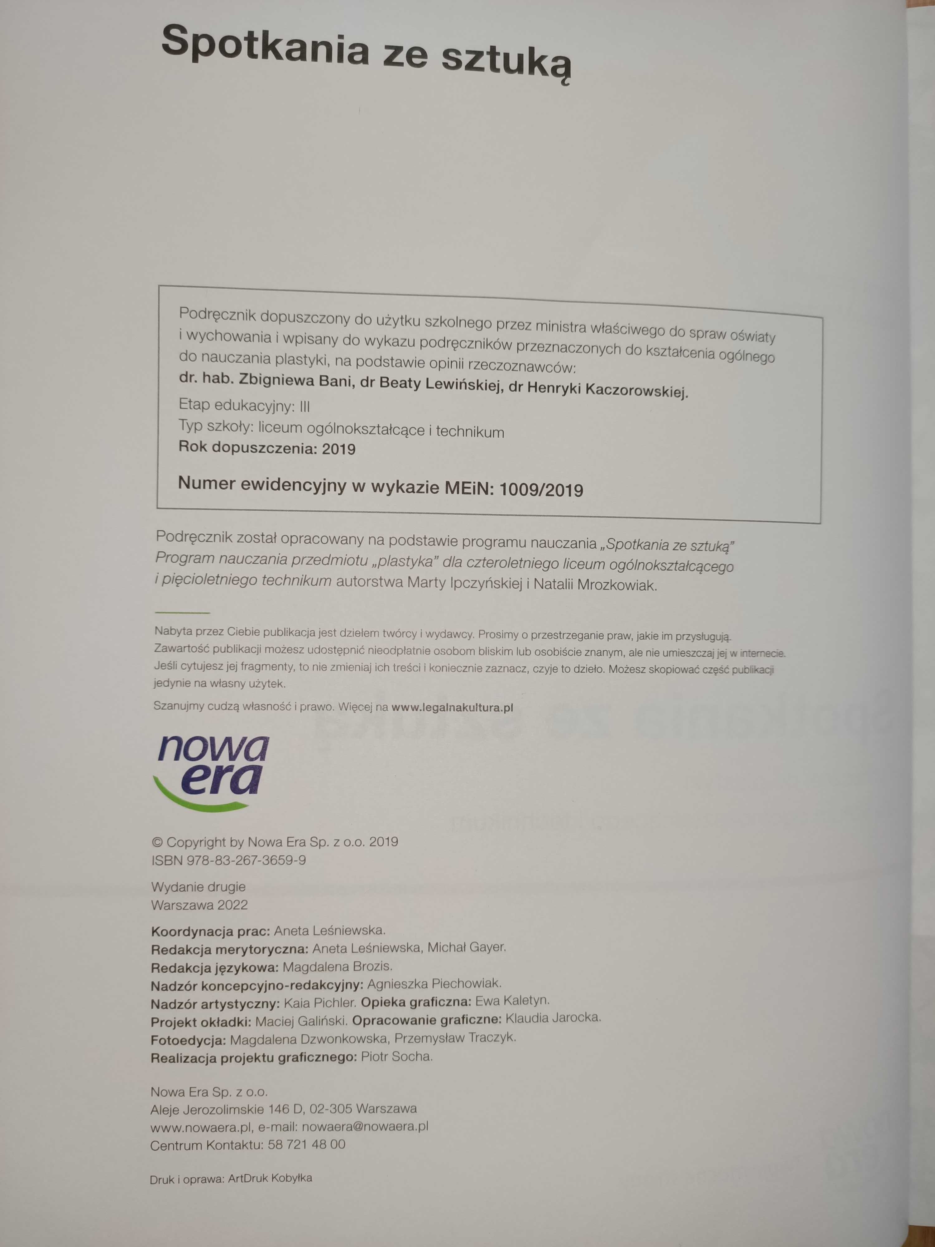 Spotkania ze sztuką podręcznik plastyka