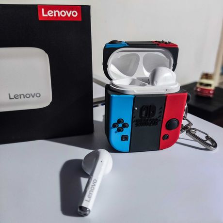 Auriculares Lenovo LP2 Wireless + Capa Nintendo Switch (TWS)