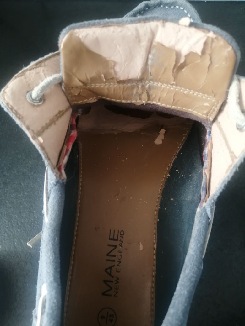 Mokasyny zamszowe buty męskie