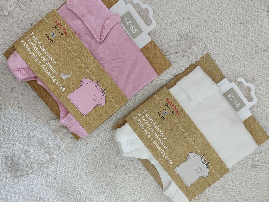 Zestaw koszulek niemowlęcych