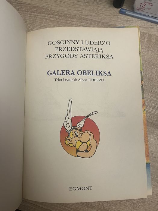 Asteriks Galera Obeliska komiks album 30 wydanie z leksykonem