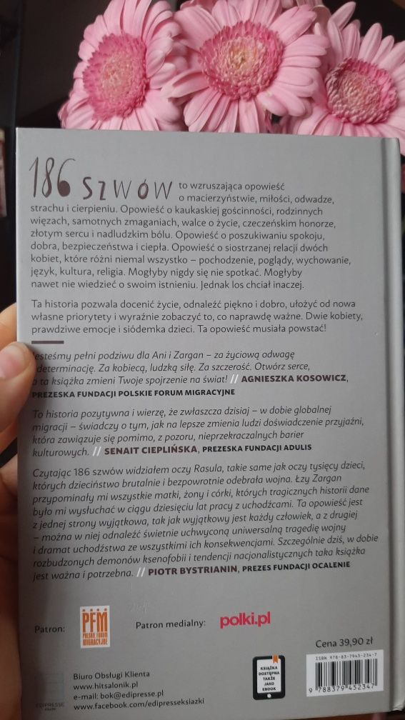 186 szwów  Anna Kaszubska Zargan Nasordinova