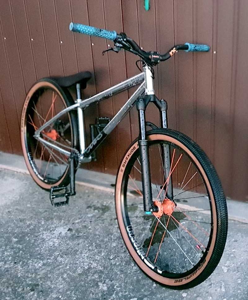 Rowert Dirt, Ns Bikes Metropolis 2 chromowany, unikat