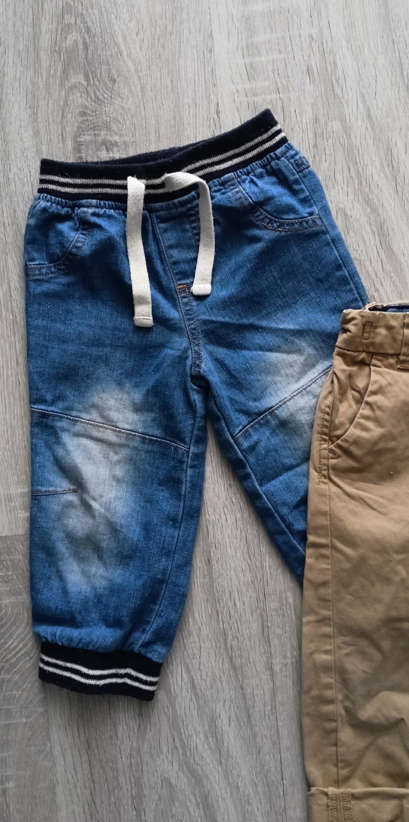 Komplet Zestaw Spodnie Jeansy Pepco So Cute Next 86