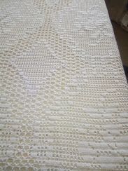 Toalha de Mesa ou Colcha de Crochet Renda Ref.18