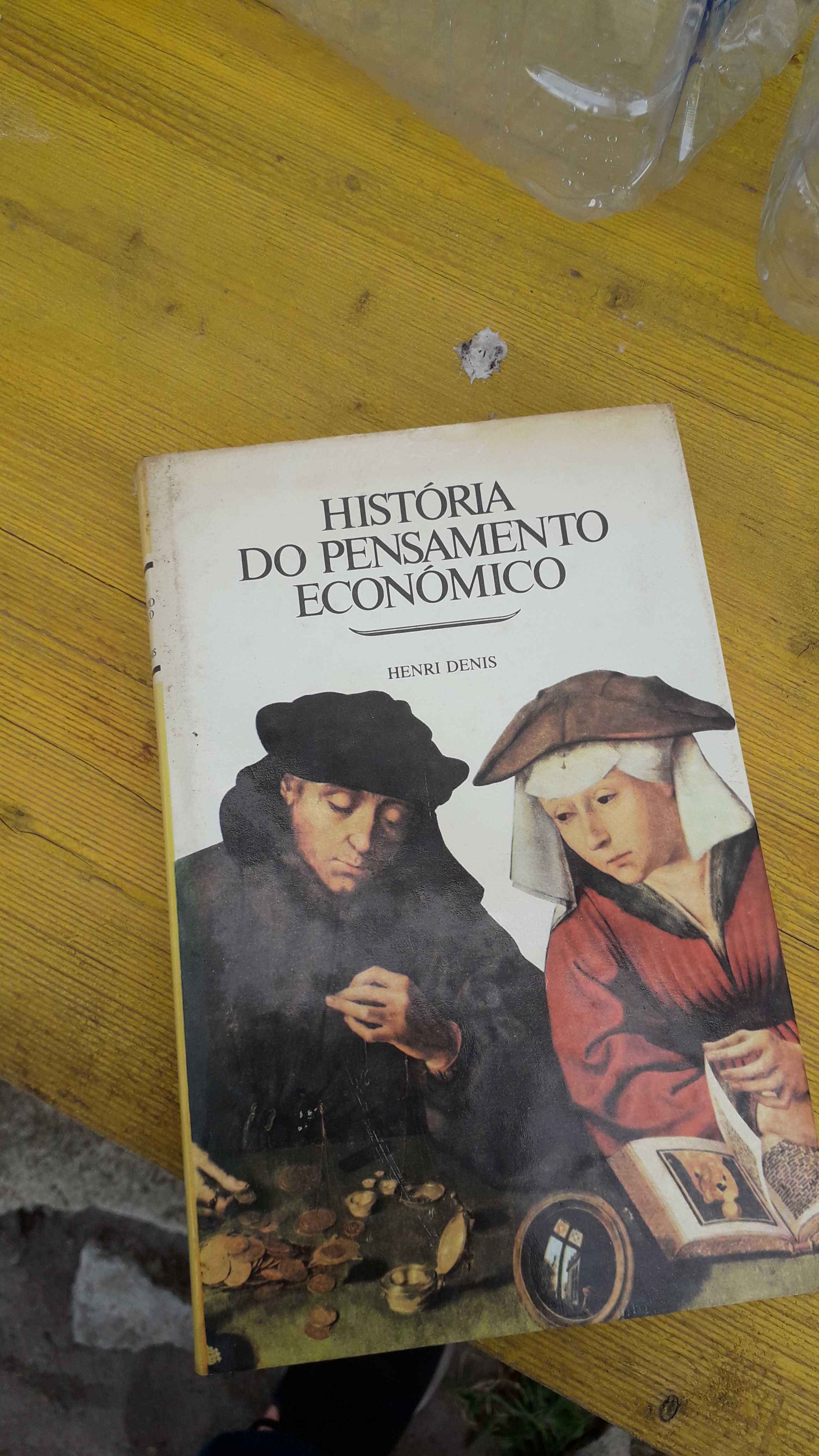 História do Pensamento Económico de Henri Denis primeiro e segundo vol