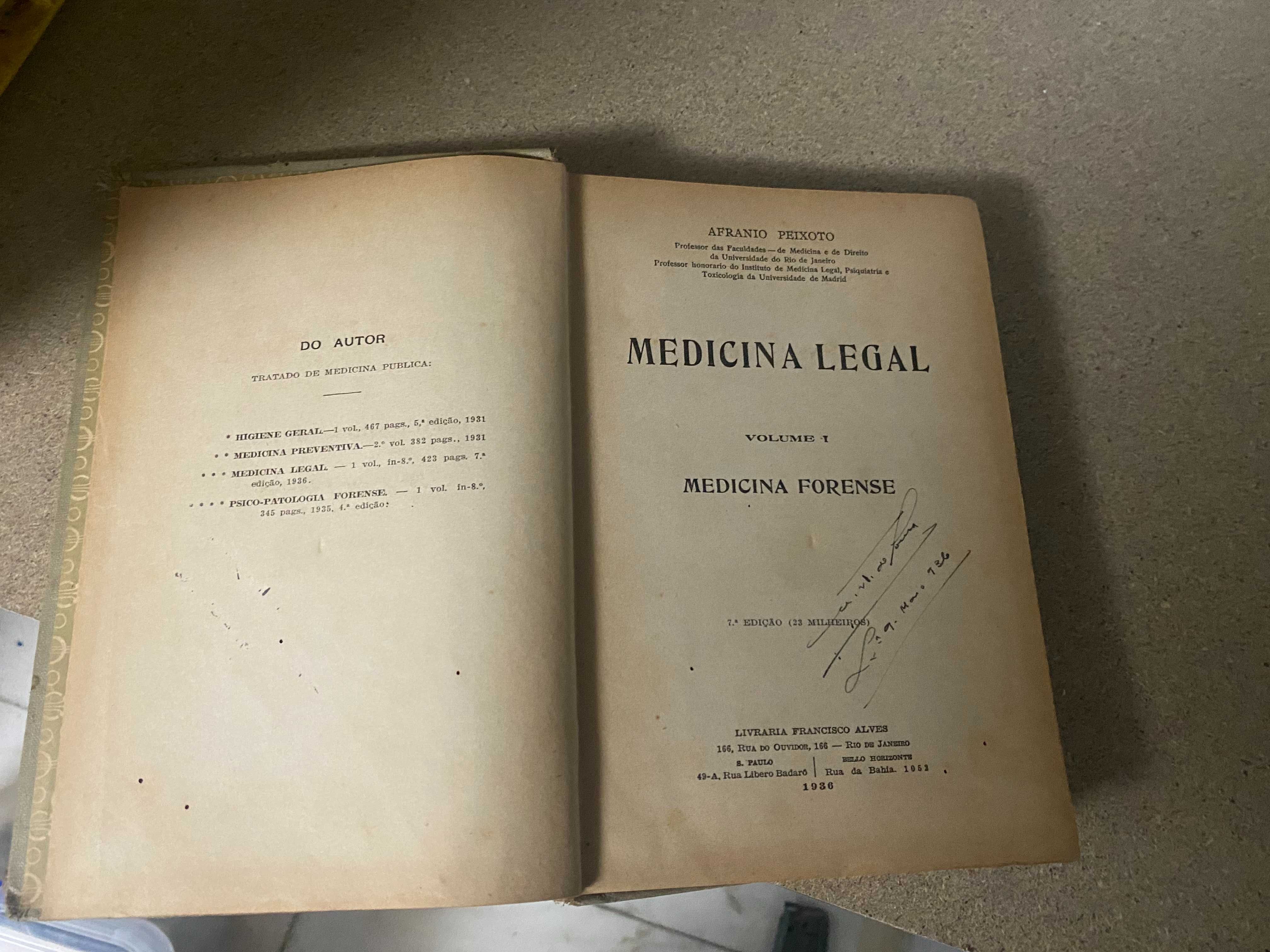 Medicina Legal. Afranio Peixoto