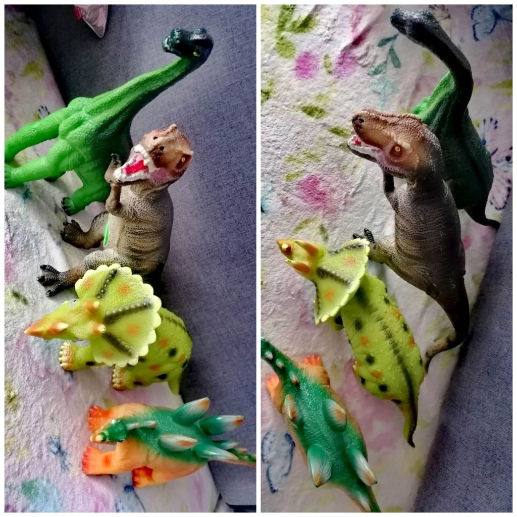 Cztery dinozaury