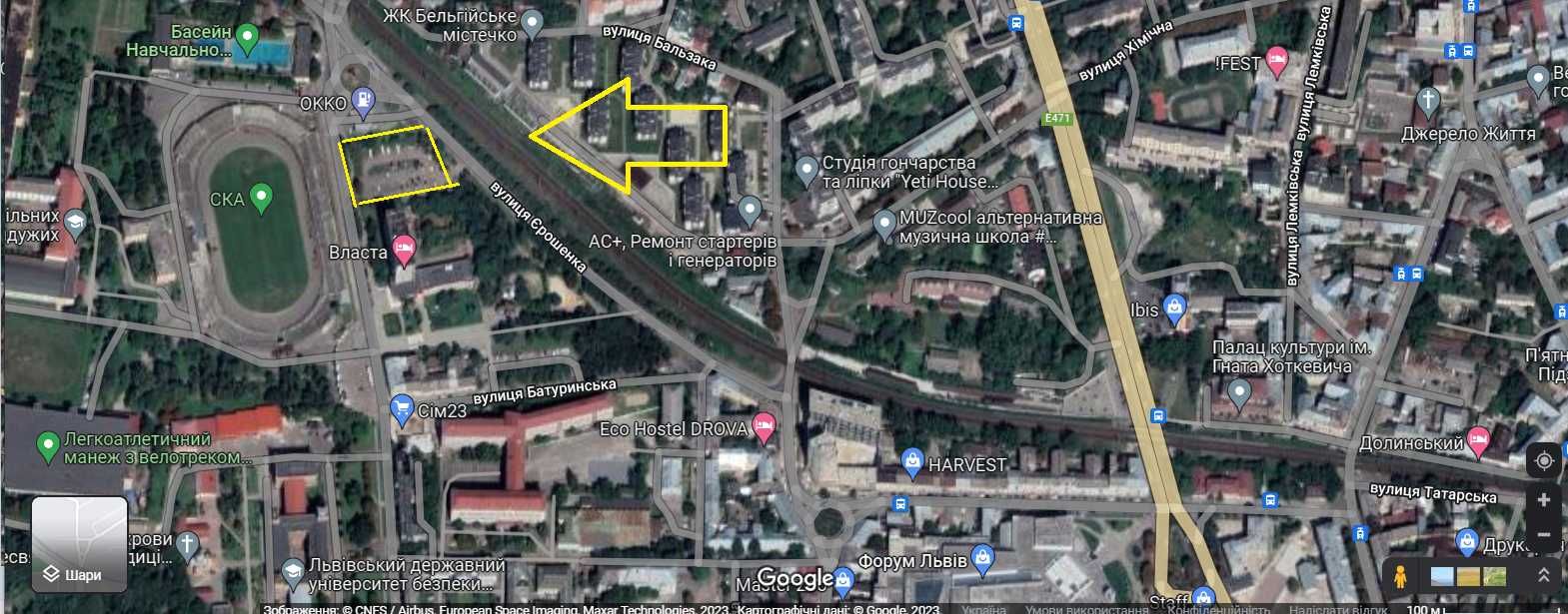 Продаж земельної ділянки по вул. Клепарівській ближній центр
