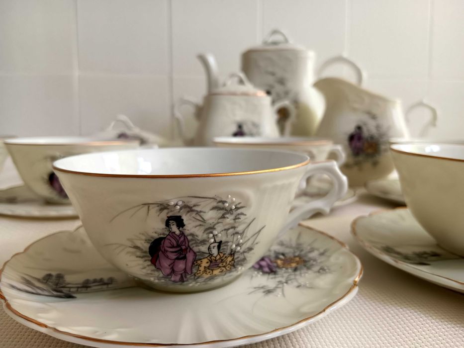 Vista Alegre- serviço Chá (19 peças)