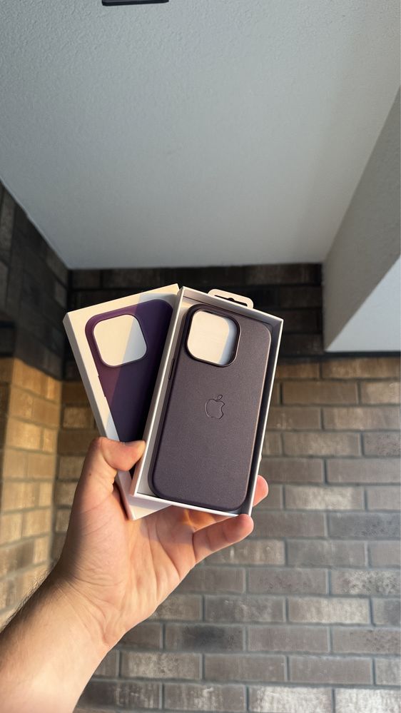 Skórzane Magsafe Etui Iphone 14 Pro Purple