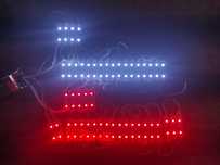 Moduły LED Bergmen Białe Czerwone 46 x 0,48W =22Wat Tabilczki Ledowe