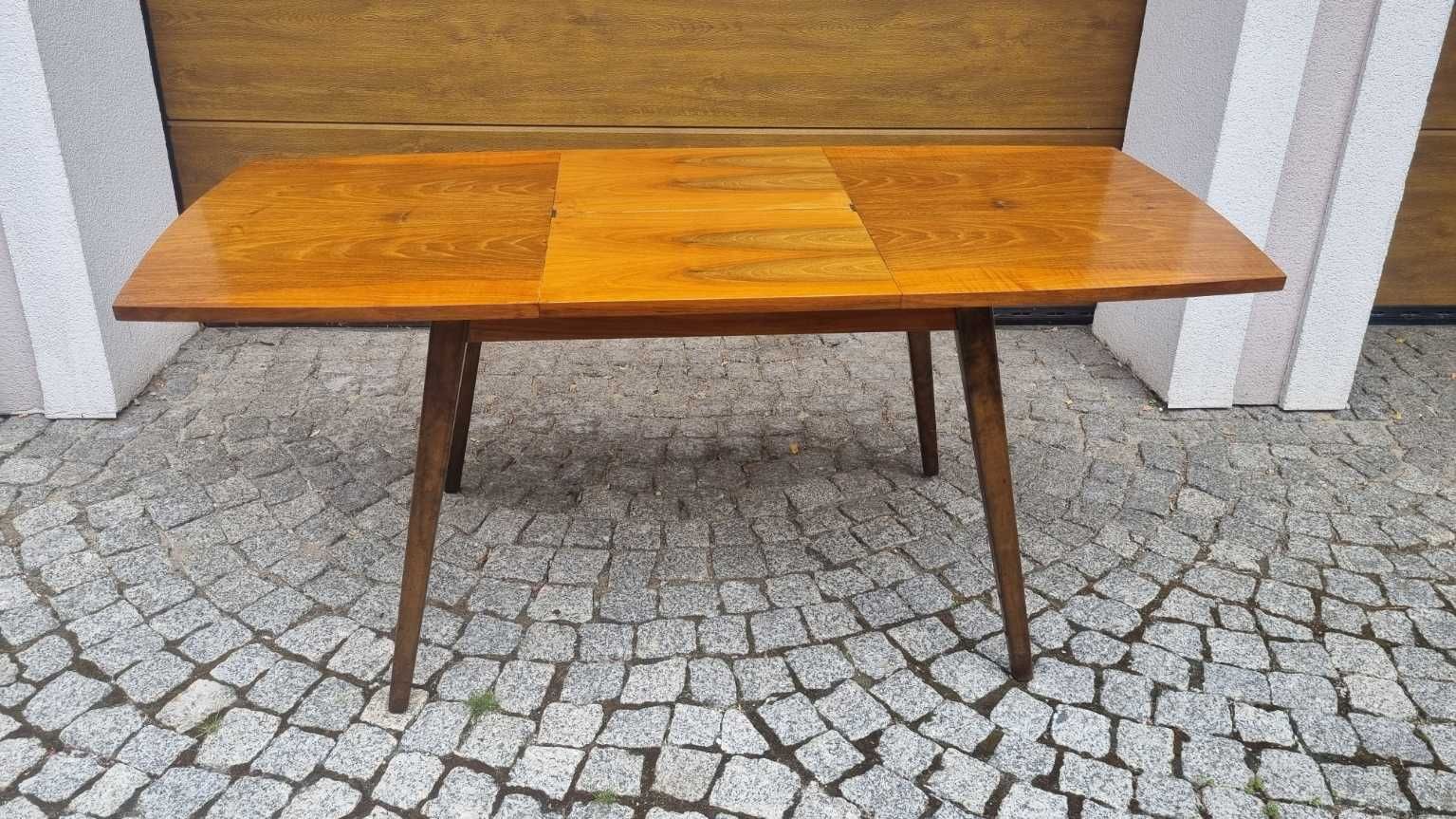 Stół i 4 krzesła Lejkowski Leśniewski 1326 Design PRL Mid Century