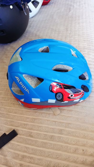Kask rowerowy dziecięcy Alpina Ximo Flash Red Car 49-54cm