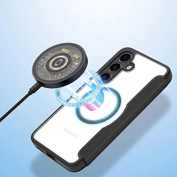 Etui Dux Ducis Skin X Pro do Samsung S24 z magnetycznym ringiem i klap