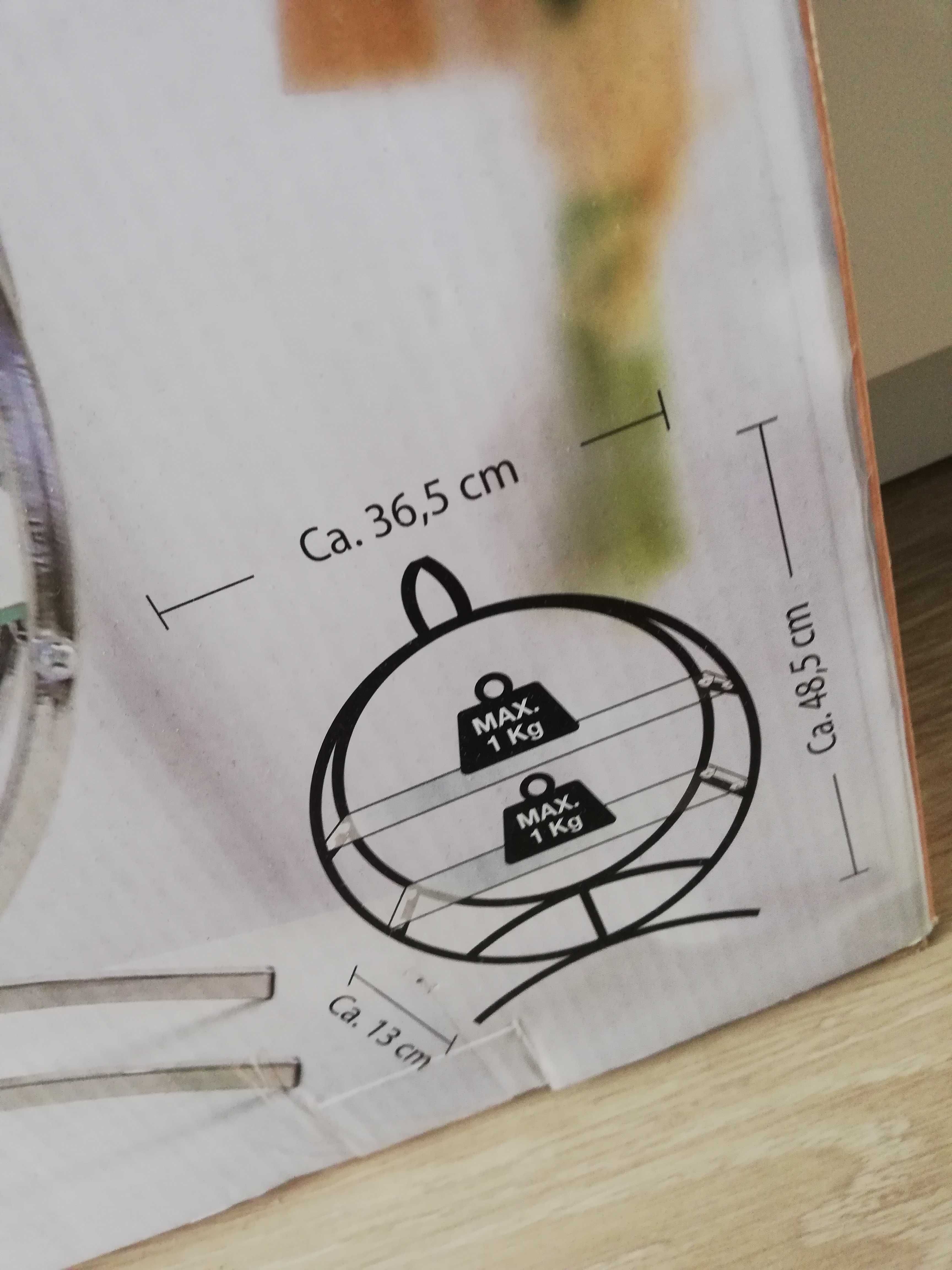 Półka nowa szklana dekoracyjna stojak na perfumy