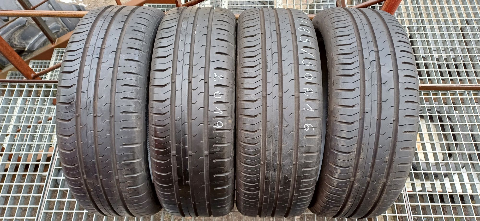 185/50R16 CONTINENTAL , komplet opon letnich.