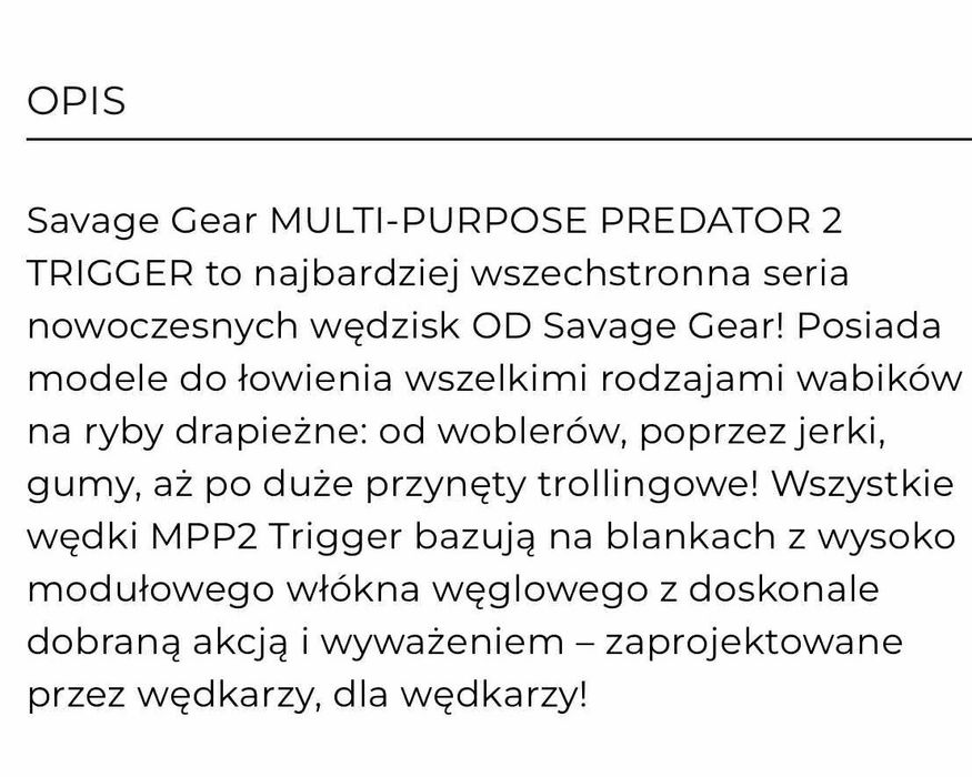 Wędka dwuskładnikowa