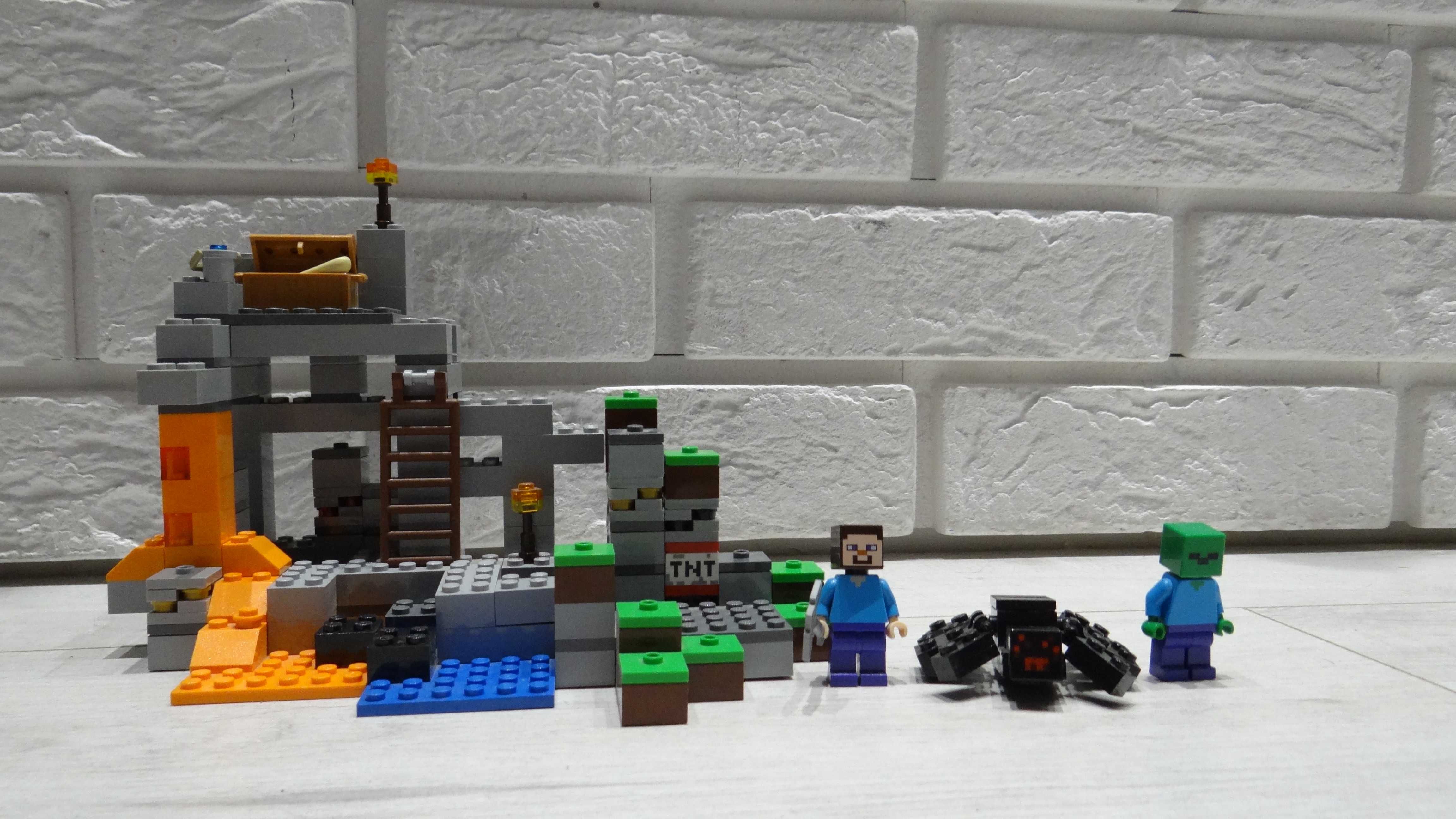 LEGO Minecraft 21113 Jaskinia |Kompletny+instrukcja|