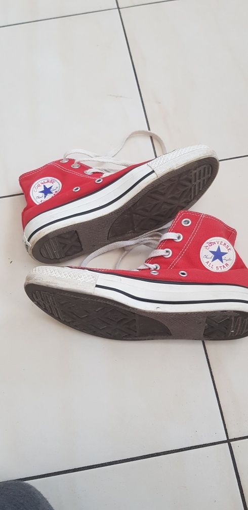 Czerwone trampki Converse