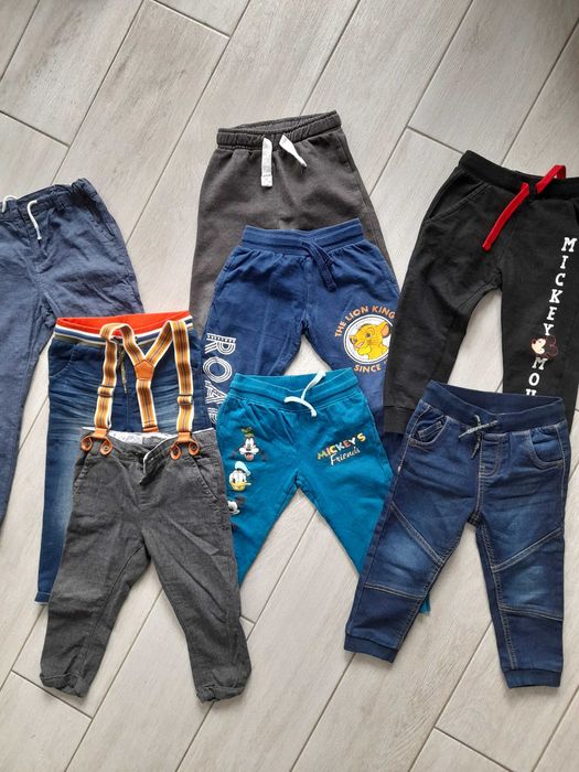 Ubranka chłopięce 92-110 smyk h&m