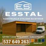 Garaż Blaszany na Samochody | Wiata na Maszyny | Magazyn – ESSTAL*